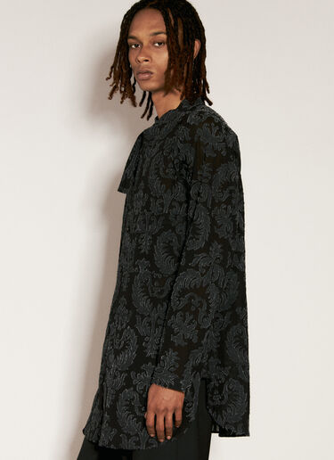 Yohji Yamamoto India Pattern Shirt Black yoy0156008