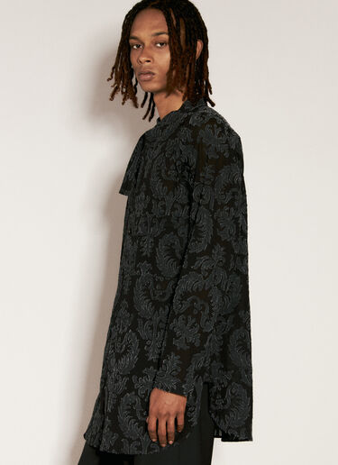Yohji Yamamoto インドパターンシャツ ブラック yoy0156008