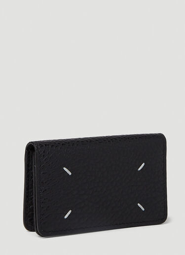 Maison Margiela Four Stitch Card Case Black mla0250027