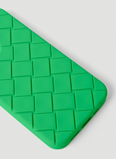 Bottega Veneta Intrecciato iPhone 13 Pro Case Green bov0151072