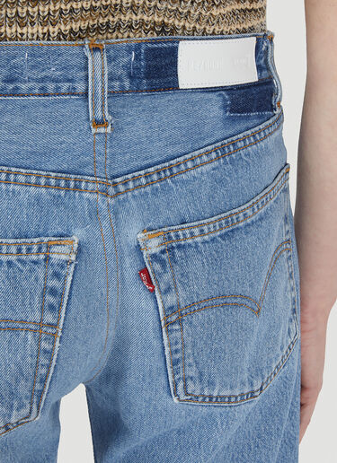 RE/DONE Stove Pipe High Rise Jeans Blue red0246002