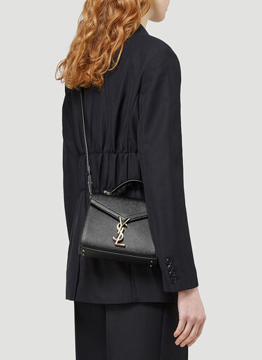 Saint Laurent Cassandra Shoulder Bag Black sla0243061
