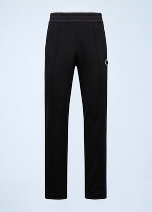 8 Moncler Palm Angels Logo Patch Track Pants Black mpa0259001