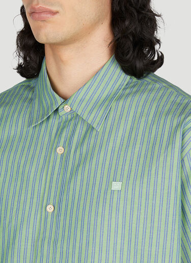Acne Studios 条纹衬衫 绿色 acn0351010