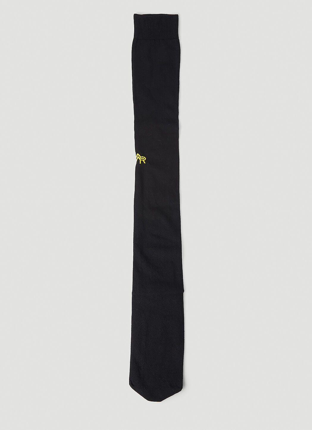 Carne Bollente Logo Embroidered Long Socks Black cbn0356011