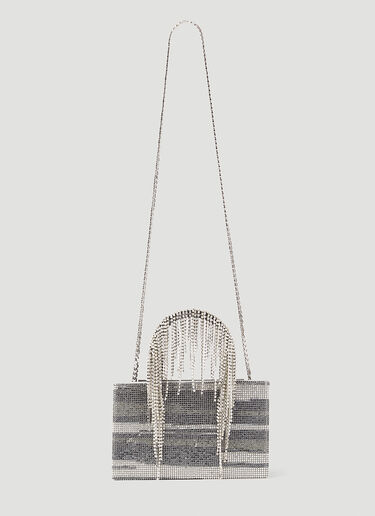 Streaking Fringe Tote Bag KARA Streaking Fringe Tote Bag Black kar0251004