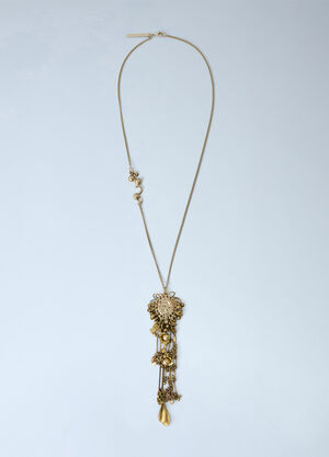 Dries Van Noten Intricate Pendant Necklace Gold dvn0266045