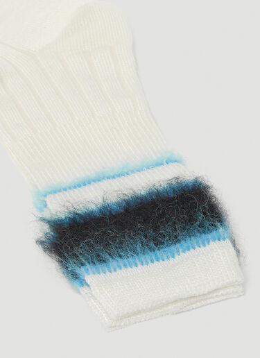 Marni Textured-Knit Socks White mni0143012