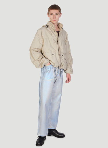 Our Legacy Exhale Puffer Jacket Beige our0152012