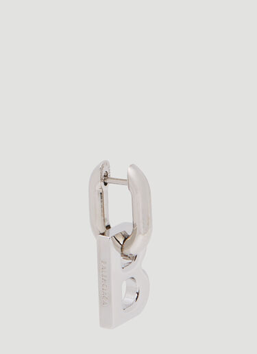 Balenciaga B Chain XS Earrings Silver bal0153054