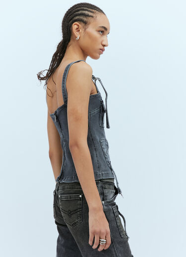 カーゴデニムトップ Blumarine カーゴデニムトップ ブラック blm0253005