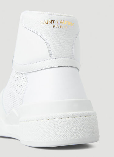 Saint Laurent SL24 High Top Sneakers White sla0147035