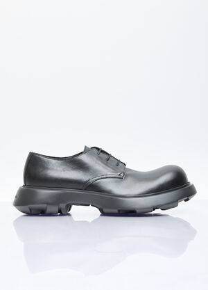 Dolce & Gabbana Leather Lace-Up Shoes Black dol0160007