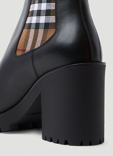 Burberry Allostock Heeled Chelsea Boots Black bur0253036