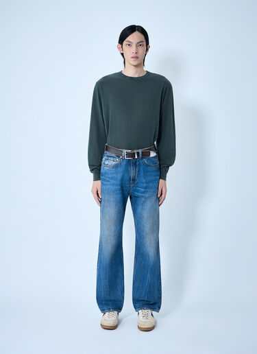 Our Legacy Cruise Longsleeve Antique Phantom Legacy Jersey Green our0164023