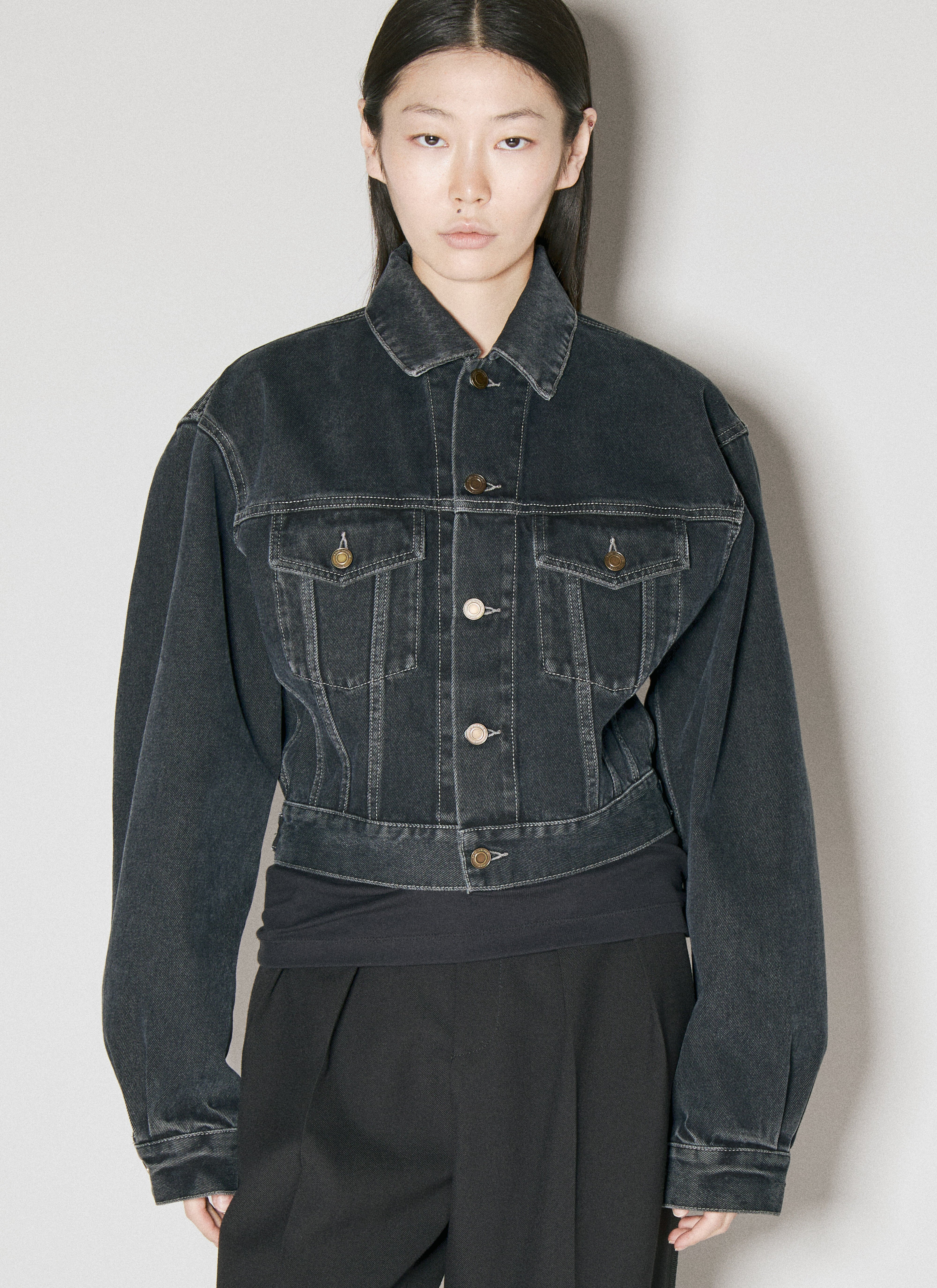 Acne Studios 80's Denim Jacket Black acn0355002