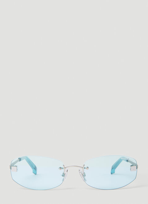 Prada Rimless Tinted Glasses Black lpr0353006