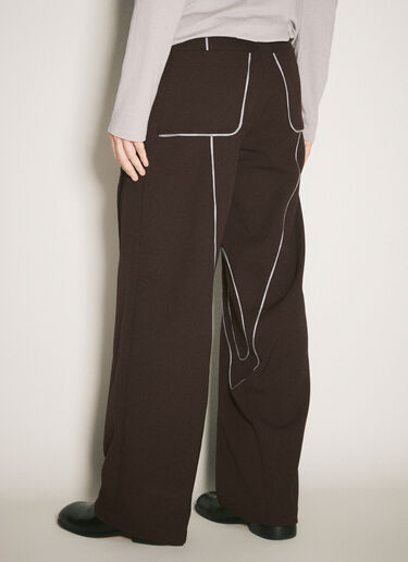 Kiko Kostadinov Chalice Pants Brown kko0158001