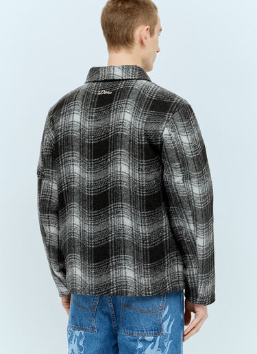 Dime Wave Plaid Jacket Black dmt0154001