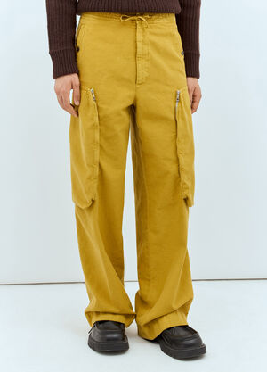 Dries Van Noten Drawstring Cargo Pants Black dvn0160003