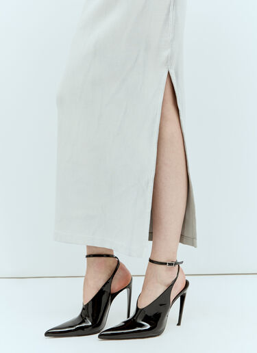 Alexander Wang 맥시 탱크 원피스 화이트 awg0256010