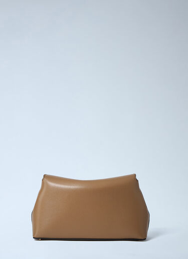 T-Lock Smooth Leather Clutch Bag TOTEME T-Lock Smooth Leather Clutch Bag Camel tot0263079