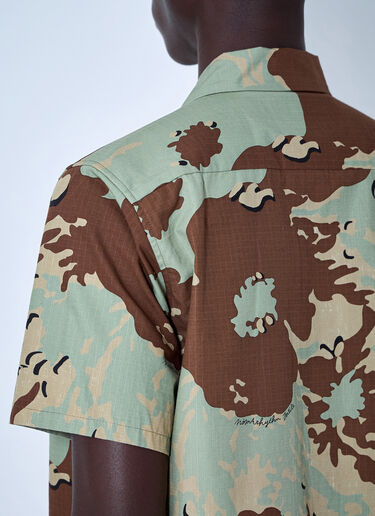 LN-CC® - NOMARHYTHM TEXTILE: Camo Flower Summer Shirt - Beige NOMARHYTHM TEXTILE Camo Flower Summer Shirt Beige nom0164002