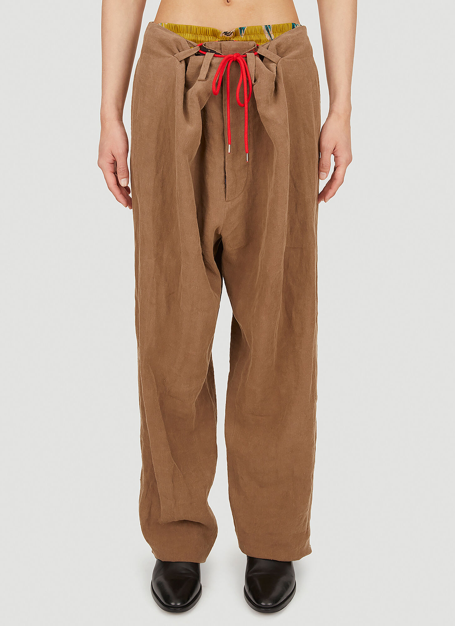 Shop Vivienne Westwood Wreck Pants In Brown