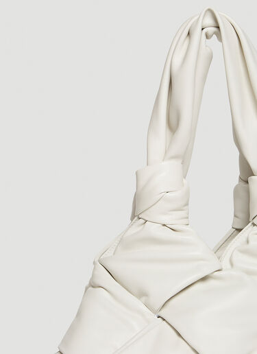 Bottega Veneta 带衬垫锁扣手提包 白色 bov0246015