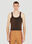 Eckhaus Latta 랩 탱크탑 블랙 eck0151002