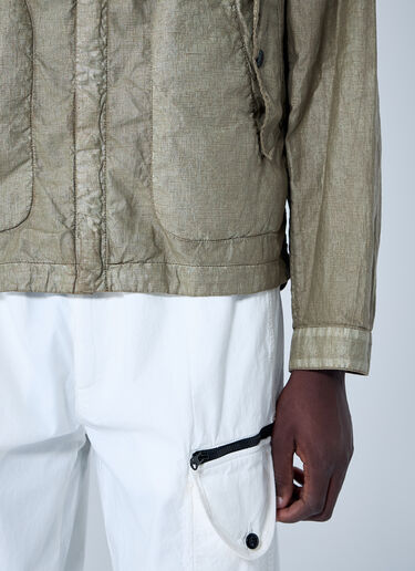 C.P. Company Lino Wax Goggle Jacket Beige pco0159007