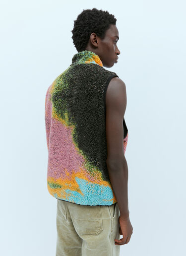 Stüssy Jacquard Dye Sherpa Vest Pink sts0151011