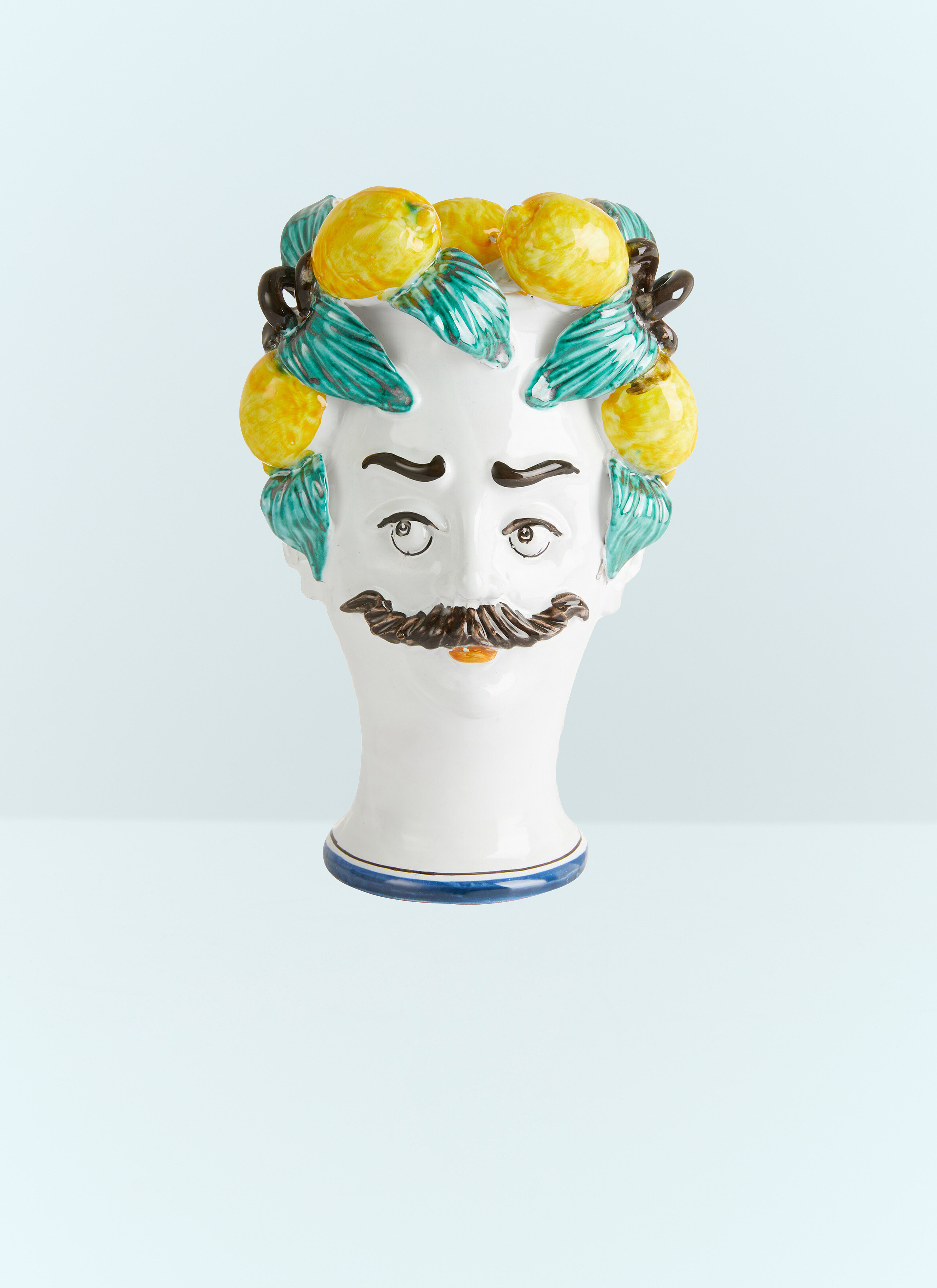 Les Ottomans Man Lemon Vase White wps0691173