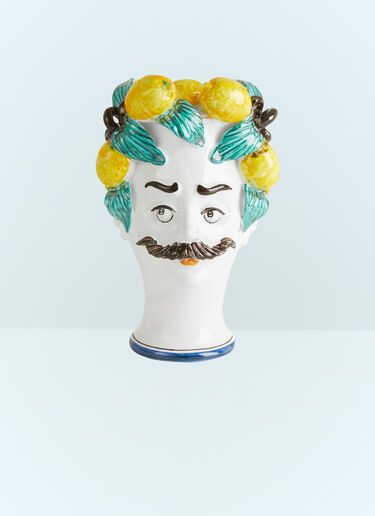 Les Ottomans Man Lemon Vase White wps0691171