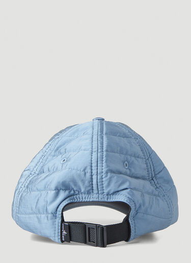 Stone Island Compass Patch Quilted Baseball Cap Blue sto0150089