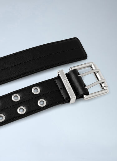 GANNI 双孔腰带  黑色 gan0258070