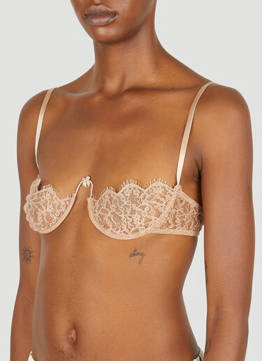 Gucci Floral Lace Balconette Bra Beige guc0251051