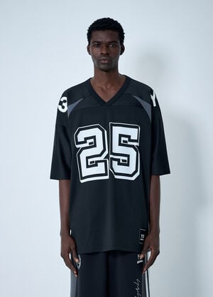 Y-3 X NBHD Logo Motif T-Shirt Black ynb0162005