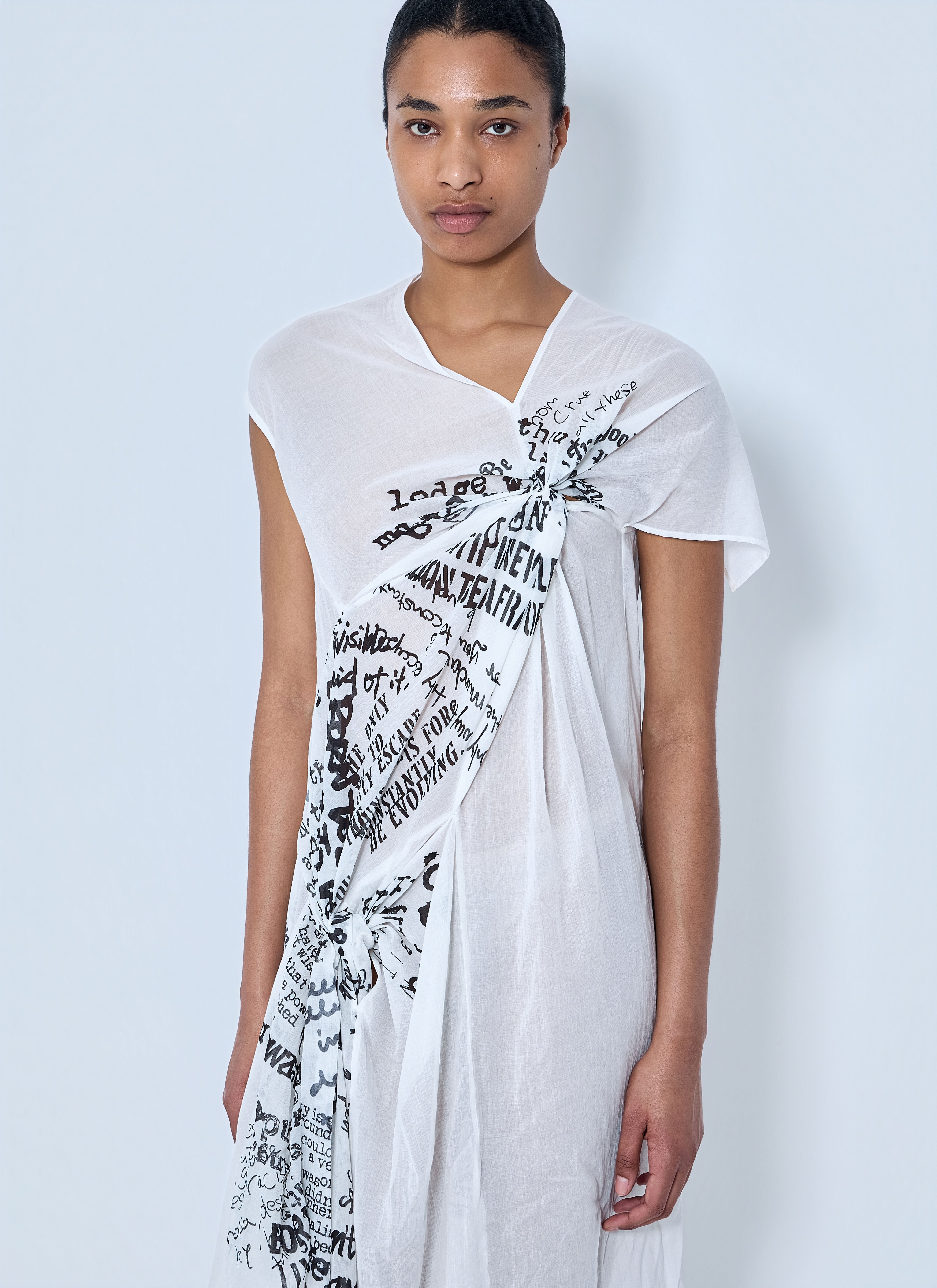 LIMI Feu Women's' Twisted Dress B in White | LN-CC®