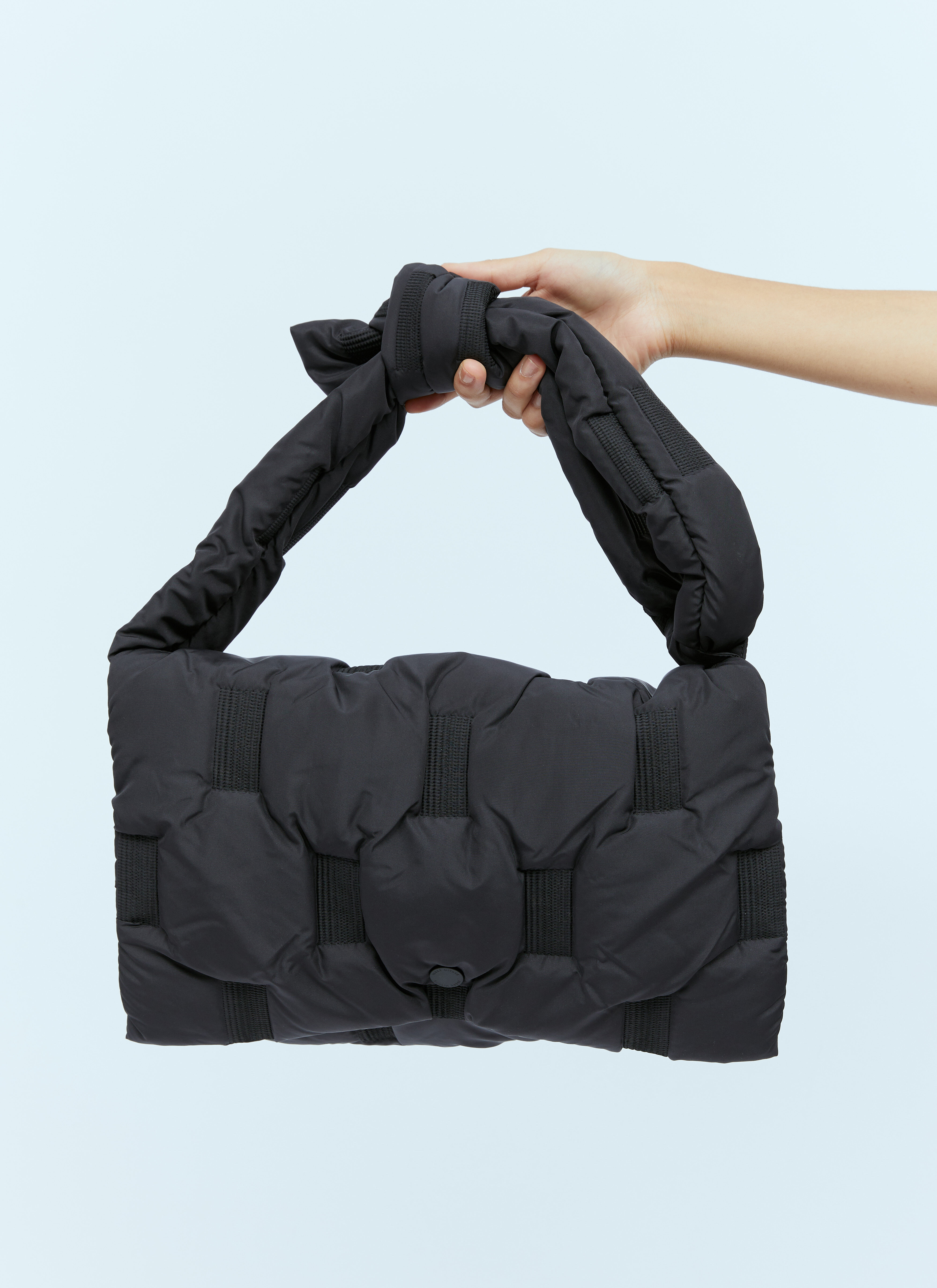 Issey Miyake Women's' Square Cushion Shoulder Bag in Black | LN-CC®