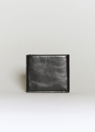 Saint Laurent Logo Embossed Bi-Fold Wallet Black sla0156030