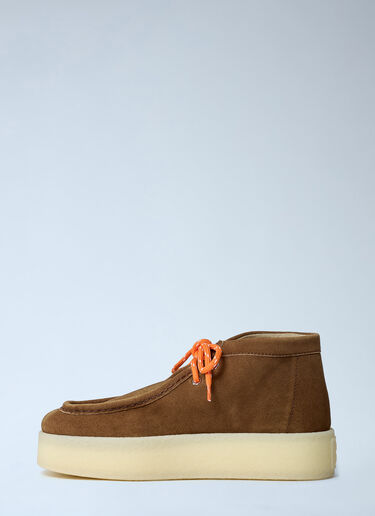 Miu Miu Suede Ankle Boots Brown miu0262109