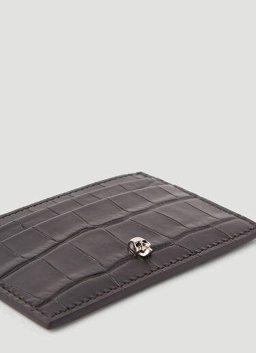 Alexander McQueen Skull Cardholder Black amq0145091