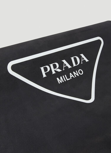 Prada Logo Print Yoga Mat Black pra0347014