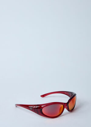 Balenciaga Sporty B Round AF Sunglasses Red bcs0360002