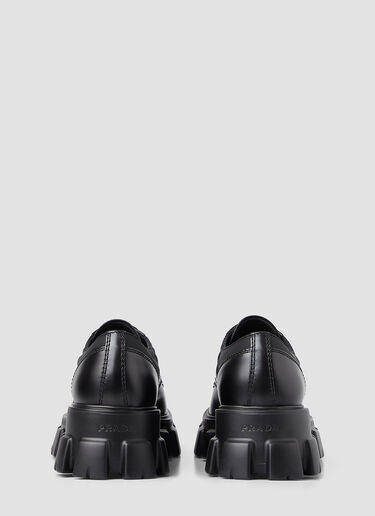 Prada Monolith Derby Shoes Black pra0147050