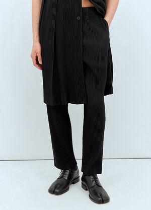 Homme Plissé Issey Miyake Pleated Pants Black hmp0158009