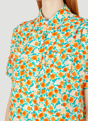 A.P.C. Zoe Short Sleeved Shirt Orange apc0248016