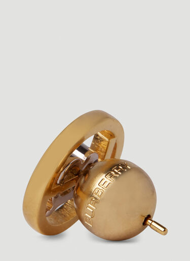 Burberry Monogram Earrings Gold bur0251122