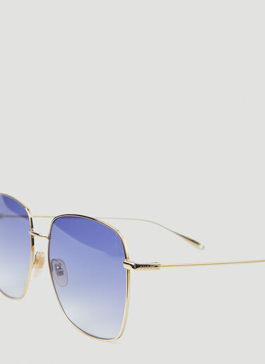 Gucci Oversized Square Sunglasses Gold guc0245258